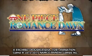 One Piece - Romance Dawn (Japan) screen shot title